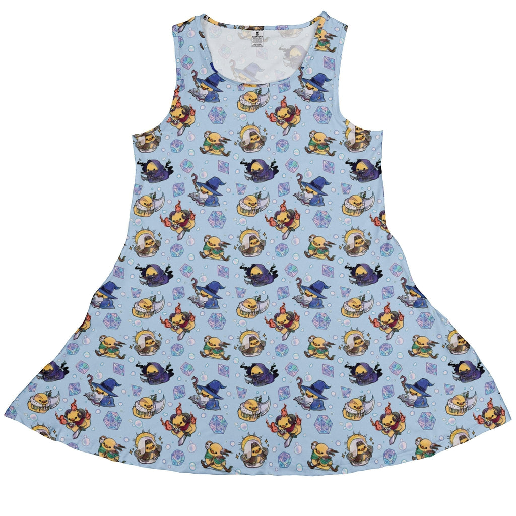 DnD Rubber Ducks Dress Geek Nerd Design by Ardi Tong dnd & rpg print Dnd Classes