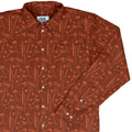 Dnd Barbarian Class Long Sleeve Button Up Shirt Geek Nerd adult sizing Design by Heather Davenport dnd & rpg print
