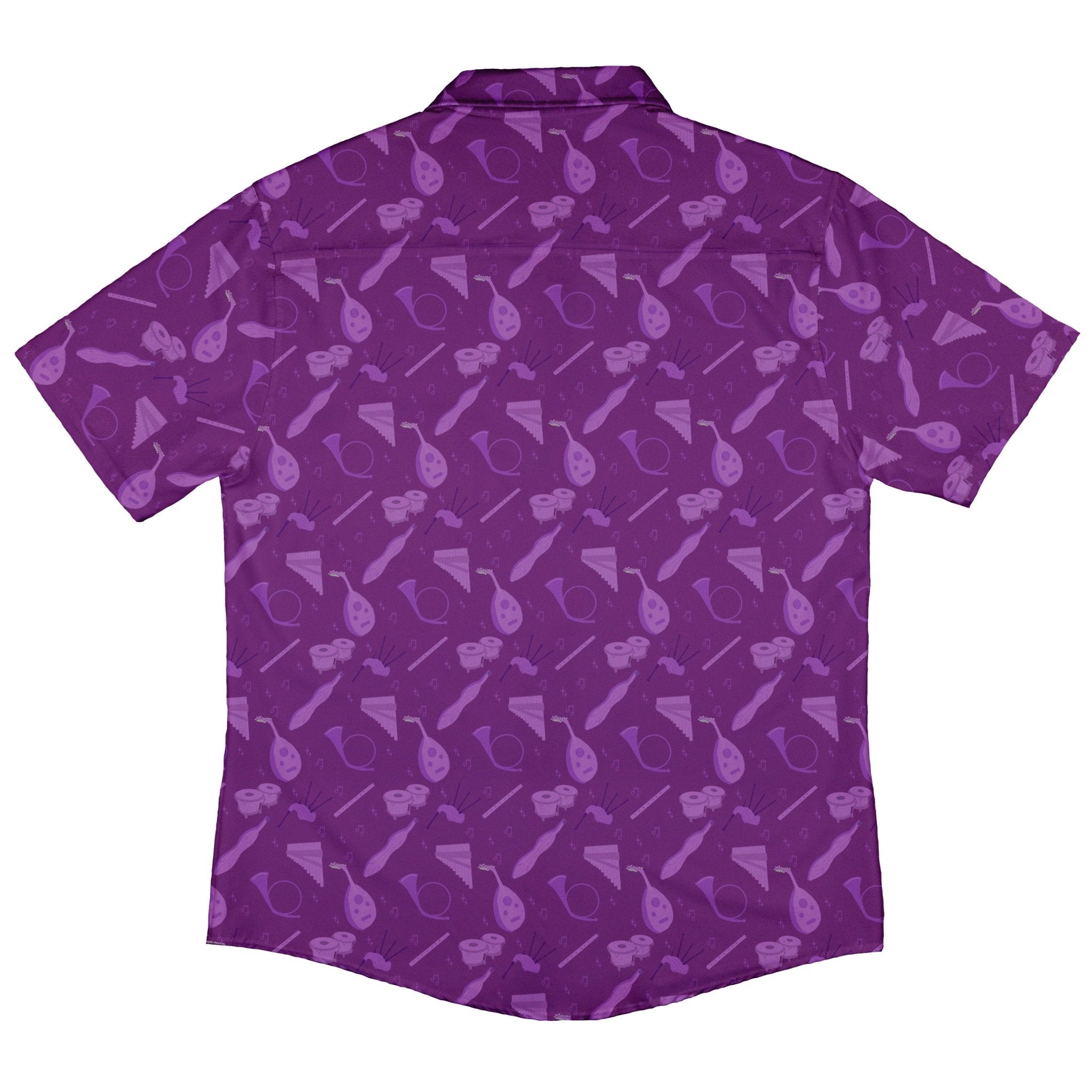 Dnd Bard Class Button Up Shirt - adult sizing - Design by Heather Davenport - dnd & rpg print