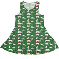 Dnd Christmas Dice Cats Dress Geek Nerd Christmas Print Design by Heather Davenport lx - C