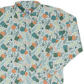 Dnd Dice Plants Long Sleeve Button Up Shirt Geek Nerd adult sizing dnd & rpg print FLOW DESC WRITING