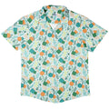 Dnd Dice Plants Button Up Shirt - adult sizing - dnd & rpg print - Simple Patterns