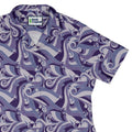 Dnd Dice Swirls Purple Curvy Button Up Shirt Geek Nerd 0925 All Adult Button Up Shirts board game print