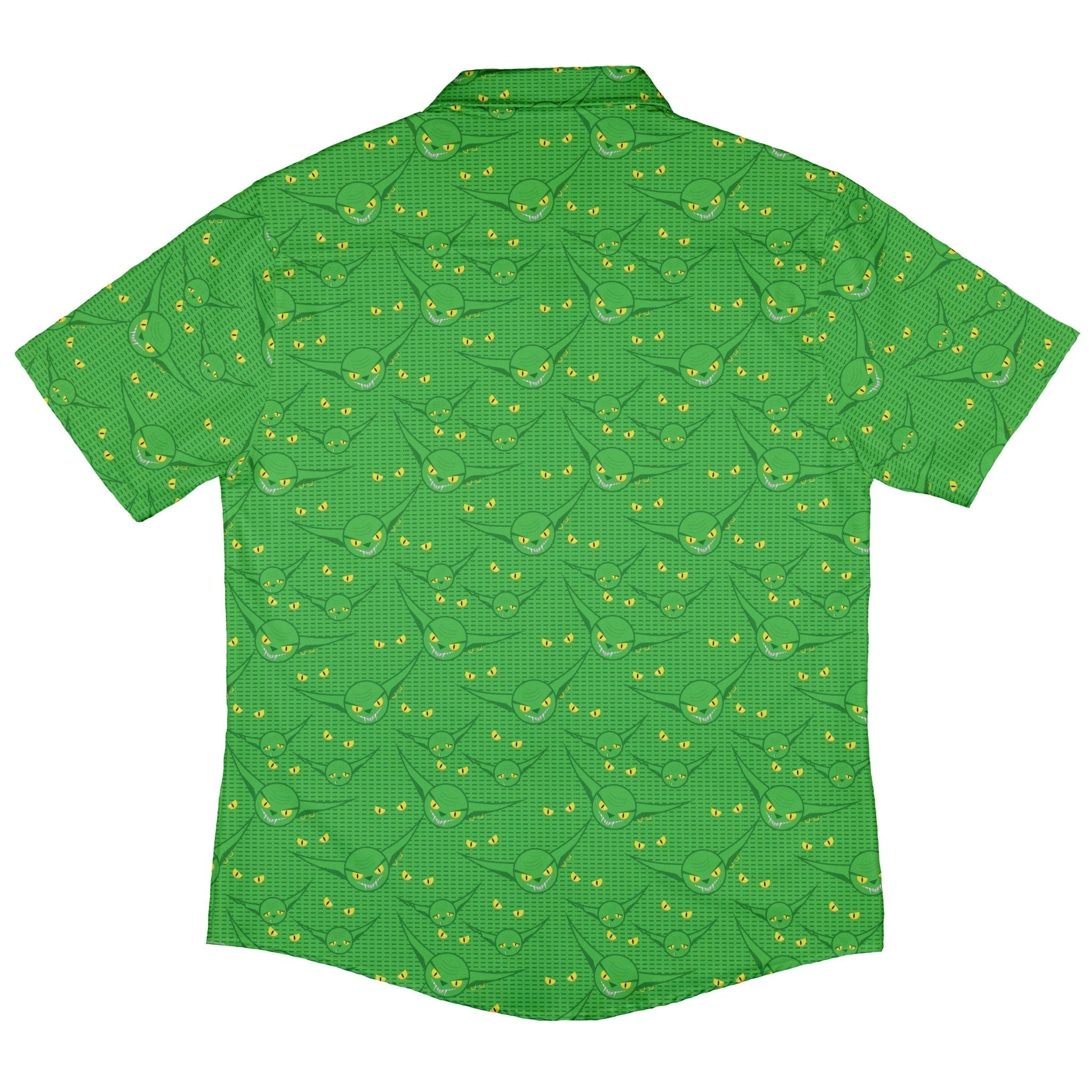 Goblins Button Up Shirt - adult sizing - Design by Heather Davenport - Fantasy Prints