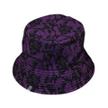 Dnd Purple Dragons Black Bucket Hat Geek Nerd Design by Heather Davenport dnd & rpg print fantasy prints