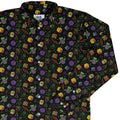 Dnd RPG Christmas Black Long Sleeve Button Up Shirt Geek Nerd adult sizing Christmas Print dnd & rpg print