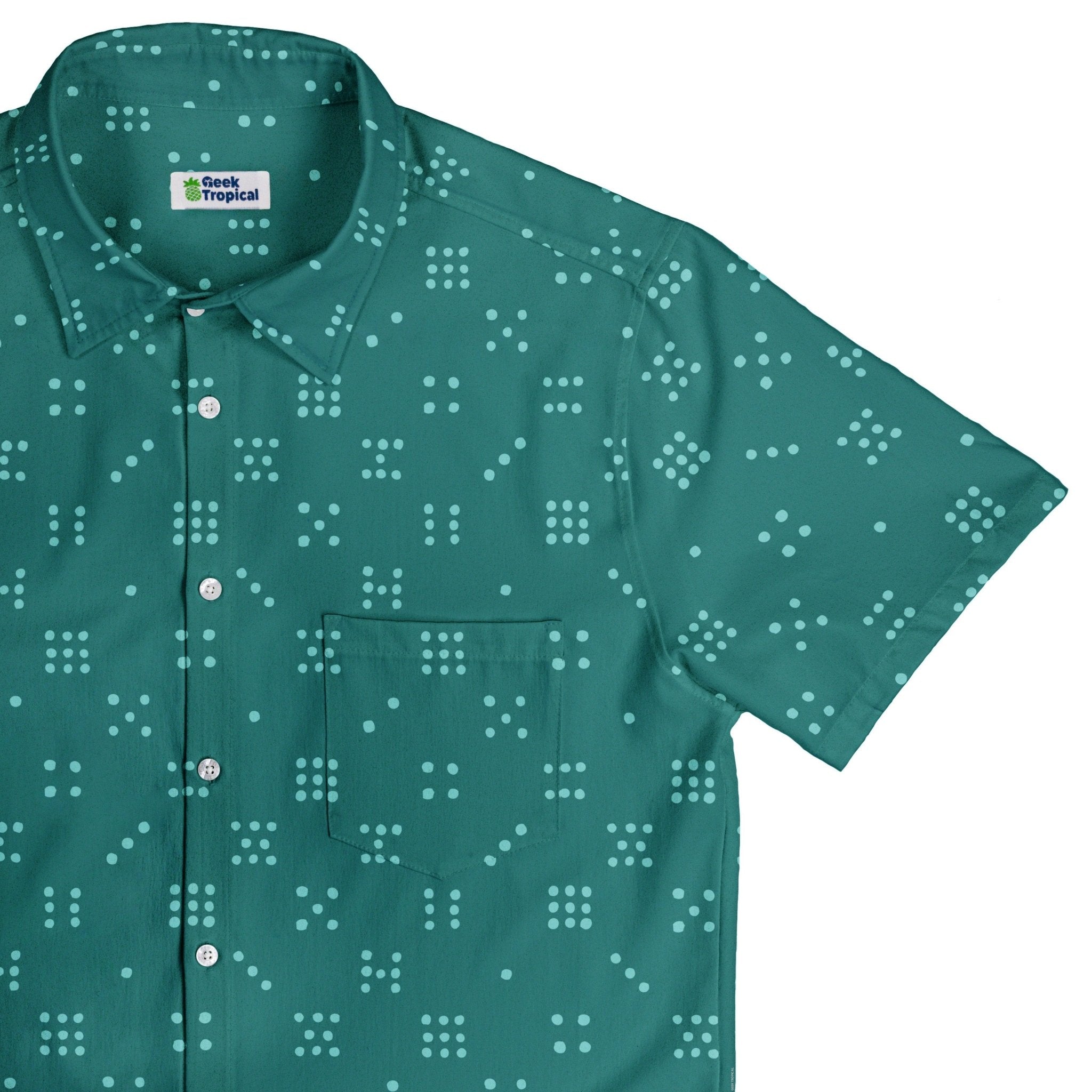 Dominos Minimalist Button Up Shirt 1