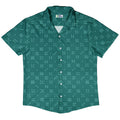 Dominos Minimalist Button Up Shirt Geek Nerd adult sizing board game print Design by Zirkus Design