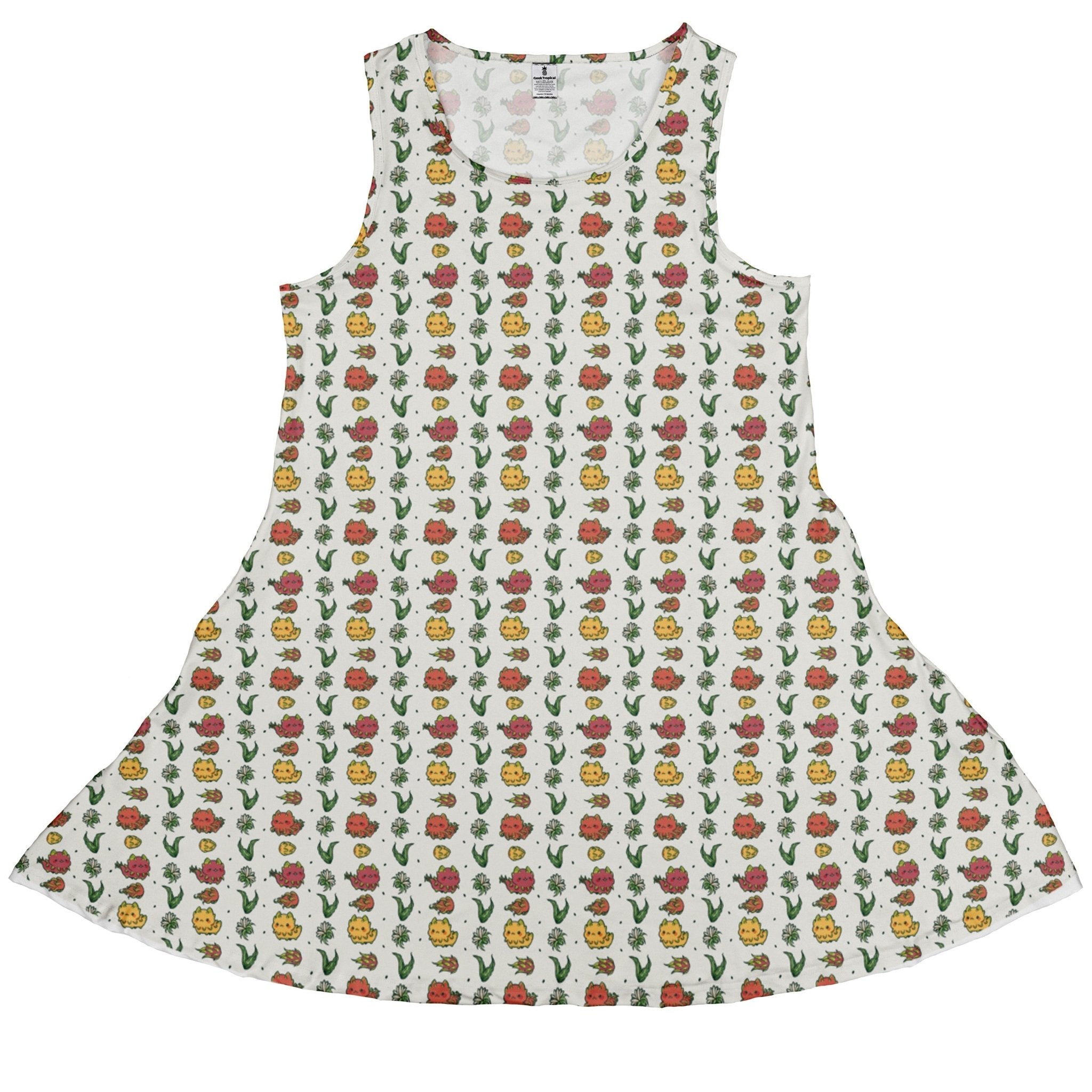 Dragon Fruit Seed Dress Geek Nerd anime Design by Ardi Tong lx - C