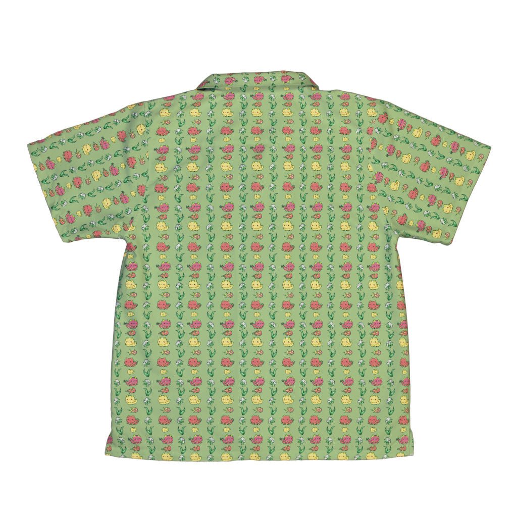 Dragon Fruit Green Youth Hawaiian Shirt Geek Nerd anime Design by Ardi Tong q225