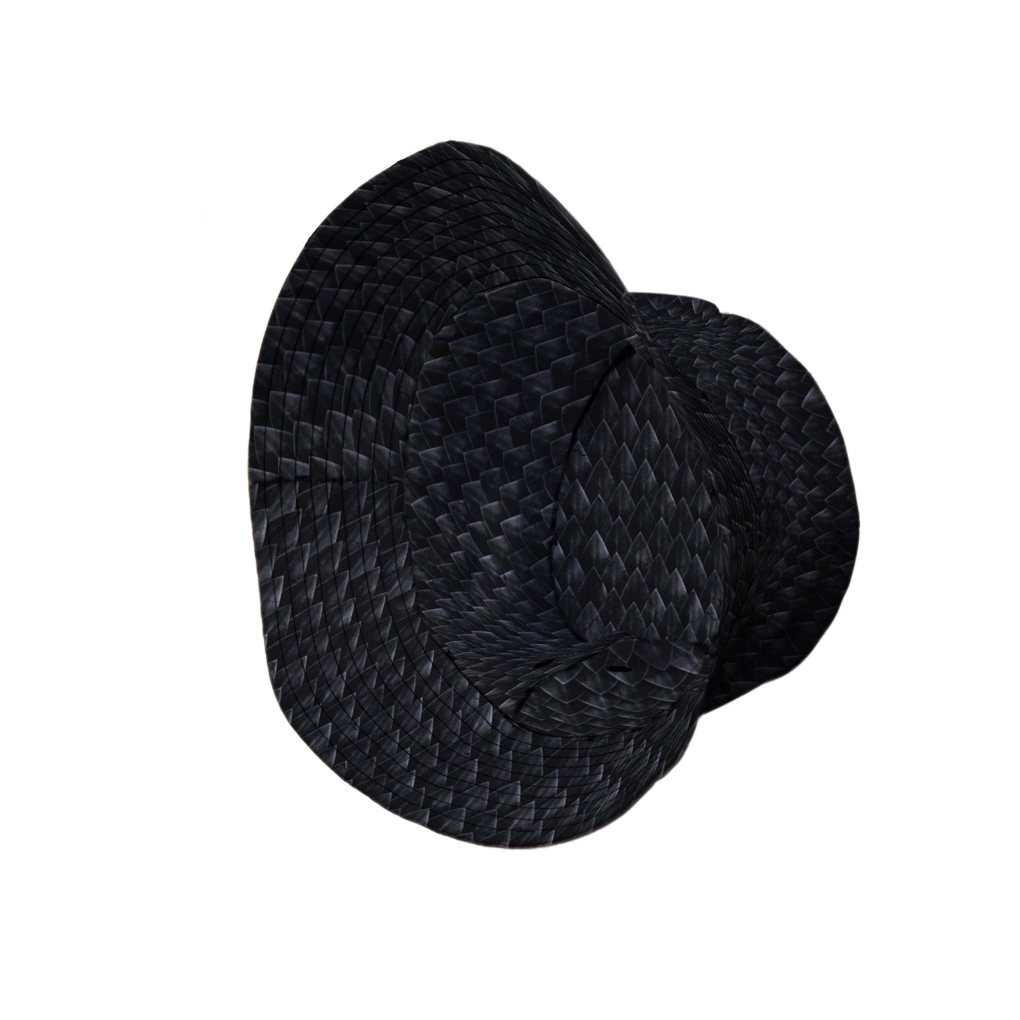 Nerdy Dragon Scales Black Bucket Hat