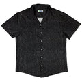 Nerdy Dragon Scales Black Button Up Shirt