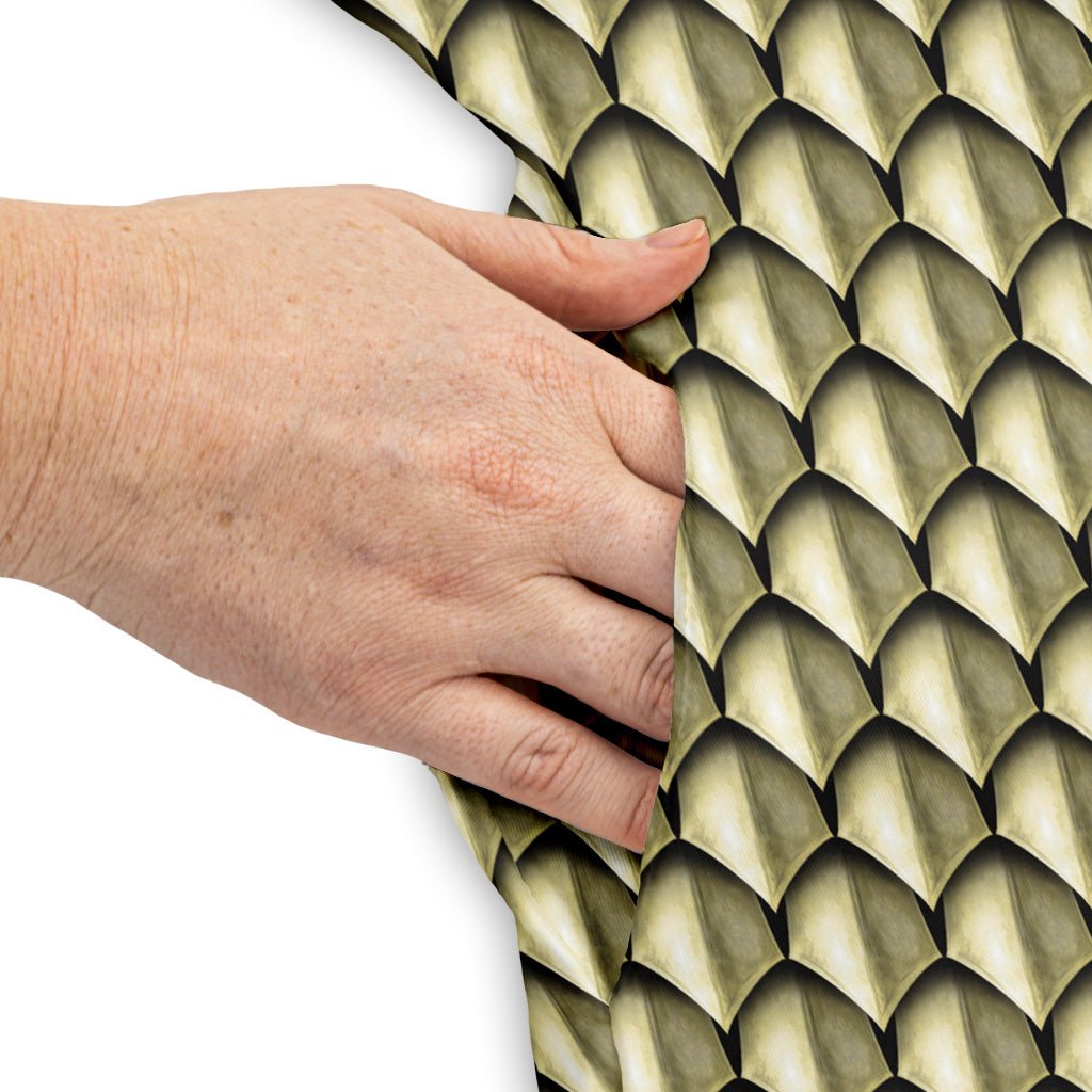 Dragon Scales Gold Dnd Dress Geek Nerd Designs by Nathan Fantasy Prints lx - C