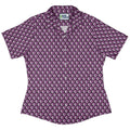 Dragon Scales Pink Dnd Curvy Button Up Shirt Geek Nerd Designs by Nathan Fantasy Prints Q3