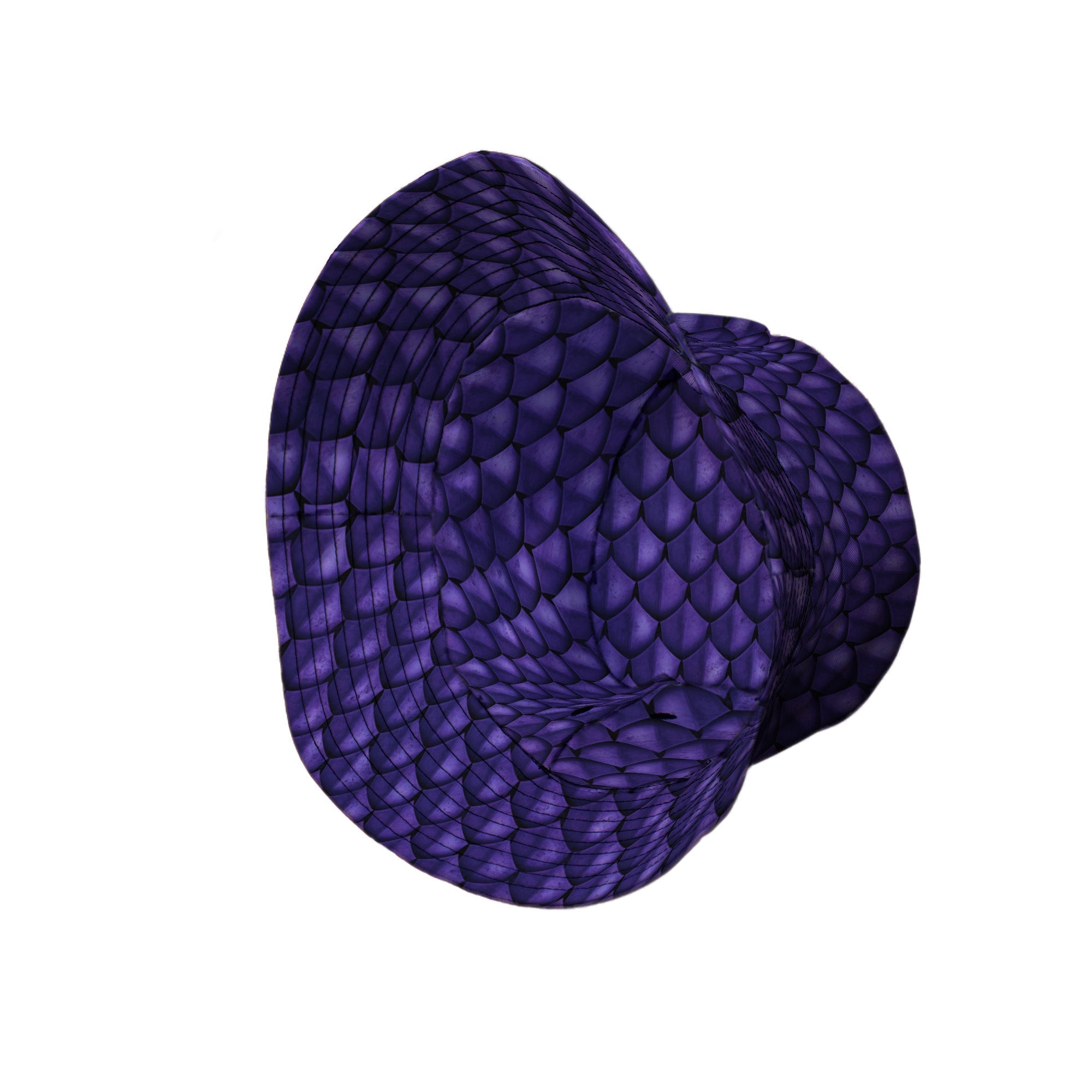 Dragon Scales Purple Dnd Bucket Hat Geek Nerd 0925 Animal Patterns Designs by Nathan
