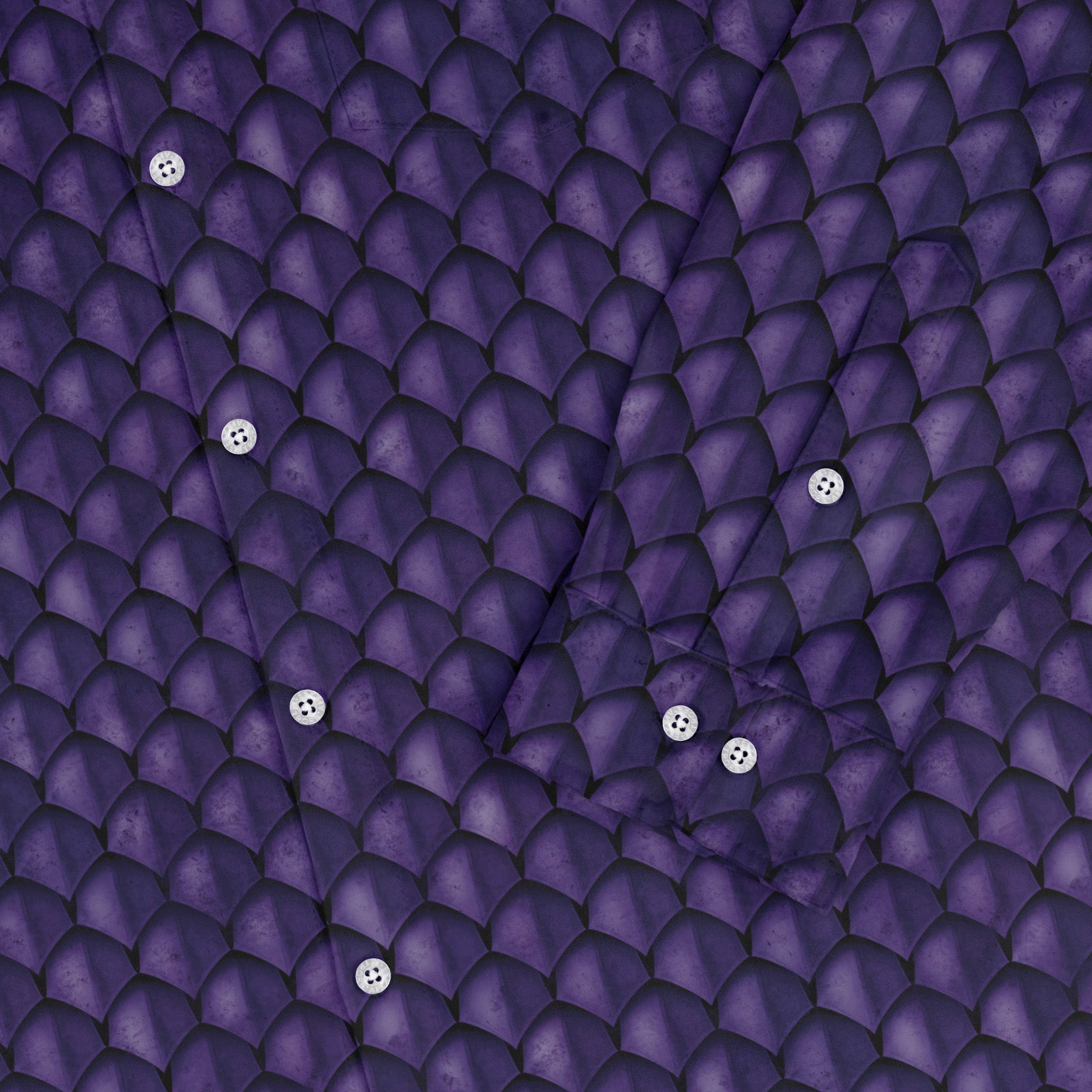 Dragon Scales Purple Dnd Long Sleeve Button Up Shirt Geek Nerd 0925 adult sizing All Adult Button Up Shirts