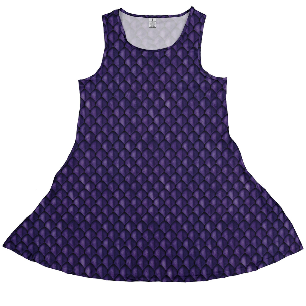 Dragon Scales Purple Dnd Dress Geek Nerd 0925 Animal Patterns Designs by Nathan