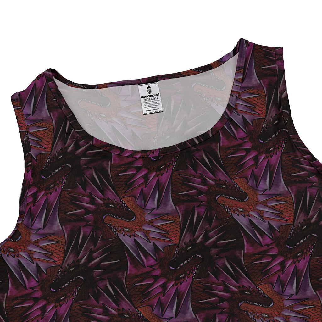 Dragon Weaving Inferno Fire Dress Geek Nerd Designs by Nathan fantasy prints lx - C