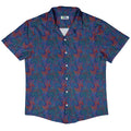 Dragon Weaving Inferno Retro Button Up Shirt Geek Nerd adult sizing Designs by Nathan fantasy prints