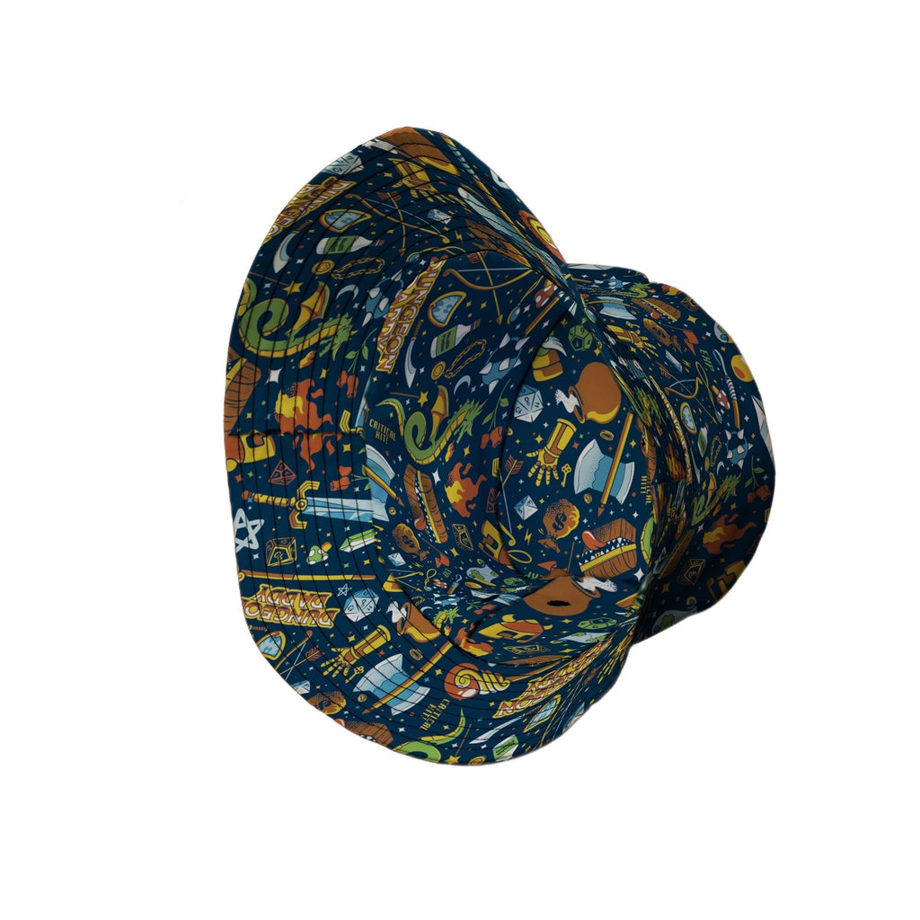 Dungeon Daddy Bucket Hat Geek Nerd Design by Tobe Fonseca dnd & rpg print lx - B