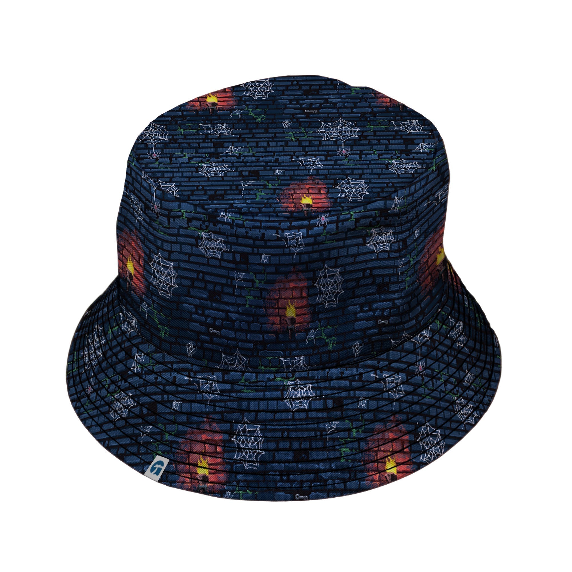 Dungeon Wall Bucket Hat Geek Nerd Design by Claire Murphy dnd & rpg print lx - B
