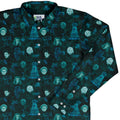 Eerie Science Legends Long Sleeve Button Up Shirt Geek Nerd adult sizing Designs by Nathan FLOW DESC WRITING