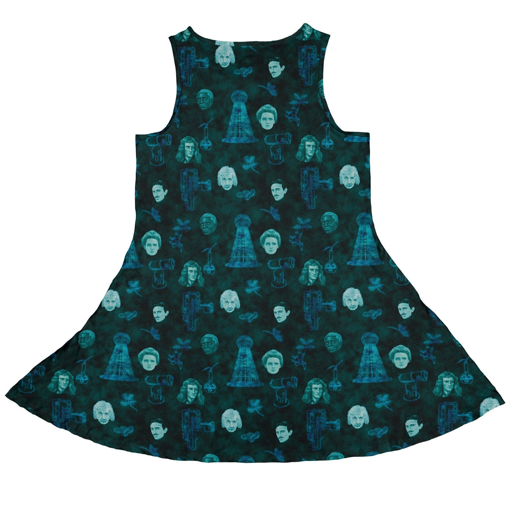 Eerie Science Legends Dress Geek Nerd Designs by Nathan lx - C science print