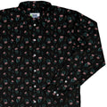 Episodic Blooms Long Sleeve Button Up Shirt Geek Nerd adult sizing Botany Print Design by Episodic