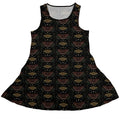 Episodic Moth Fall Dress Geek Nerd Botany Print Design by Episodic lx - C
