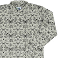 Episodic Mystical Butterfly Long Sleeve Button Up Shirt Geek Nerd adult sizing Botany Print Design by Episodic