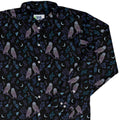 Episodic Owl Floral Long Sleeve Button Up Shirt Geek Nerd adult sizing All Adult Button Up Shirts Design by Episodic
