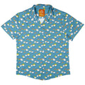 Exploding Kittens Rainbow Sky Cats Button Up Shirt - adult sizing - Animal Patterns - board game print
