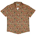 Fall Squirrel Button Up Shirt Geek Nerd adult sizing animal patterns botany print