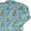 Fantasy Floating Isles Dnd Long Sleeve Button Up Shirt Geek Nerd adult sizing Designs by Nathan Fantasy Prints