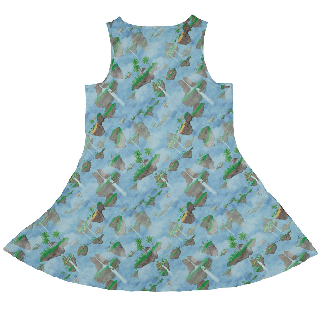 Fantasy Floating Isles Dnd Dress Geek Nerd Designs by Nathan Fantasy Prints lx - C