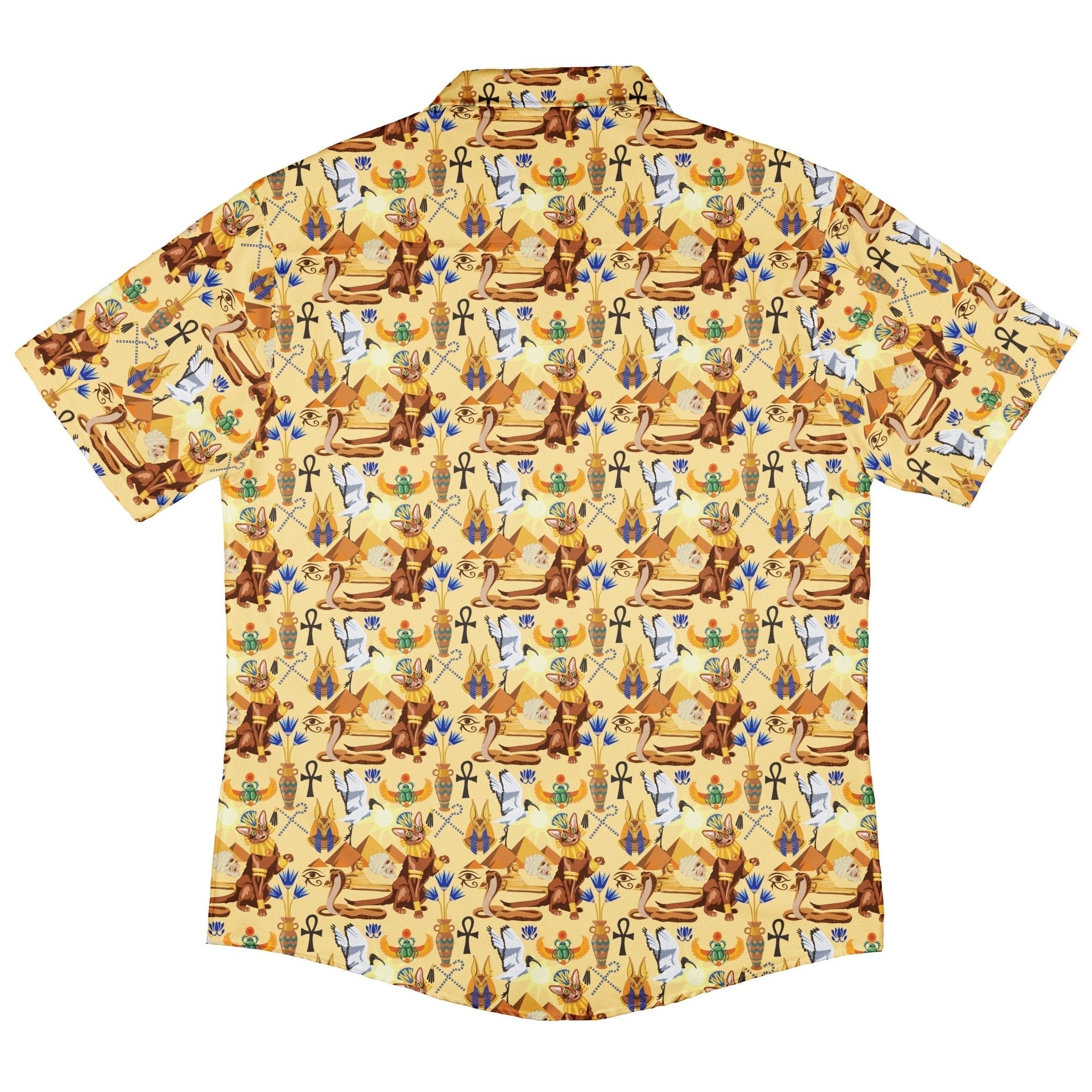 Feline of the Nile Button Up Shirt Geek Nerd 0925 adult sizing All Adult Button Up Shirts
