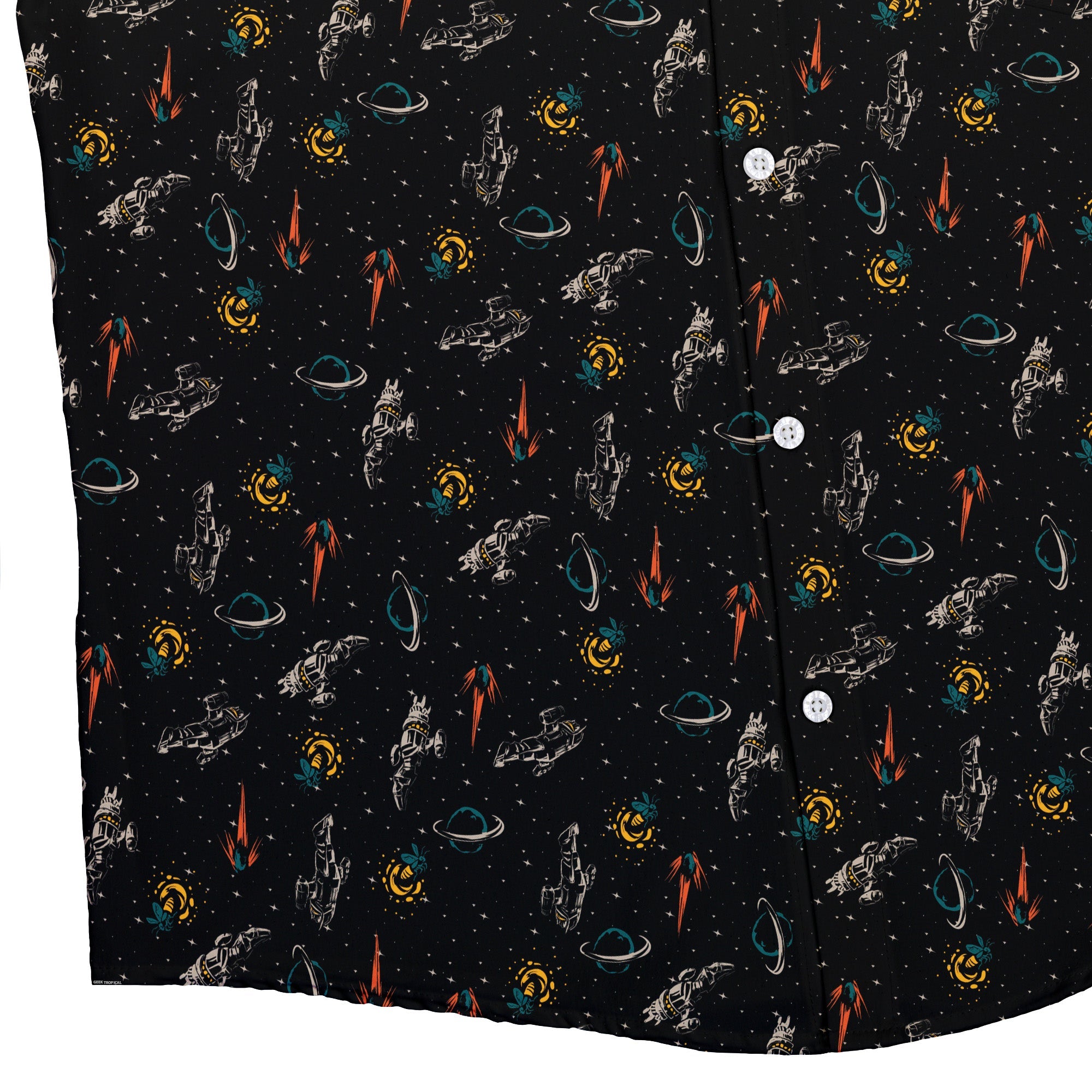 Nerdy Firefly Space Button Up Shirt