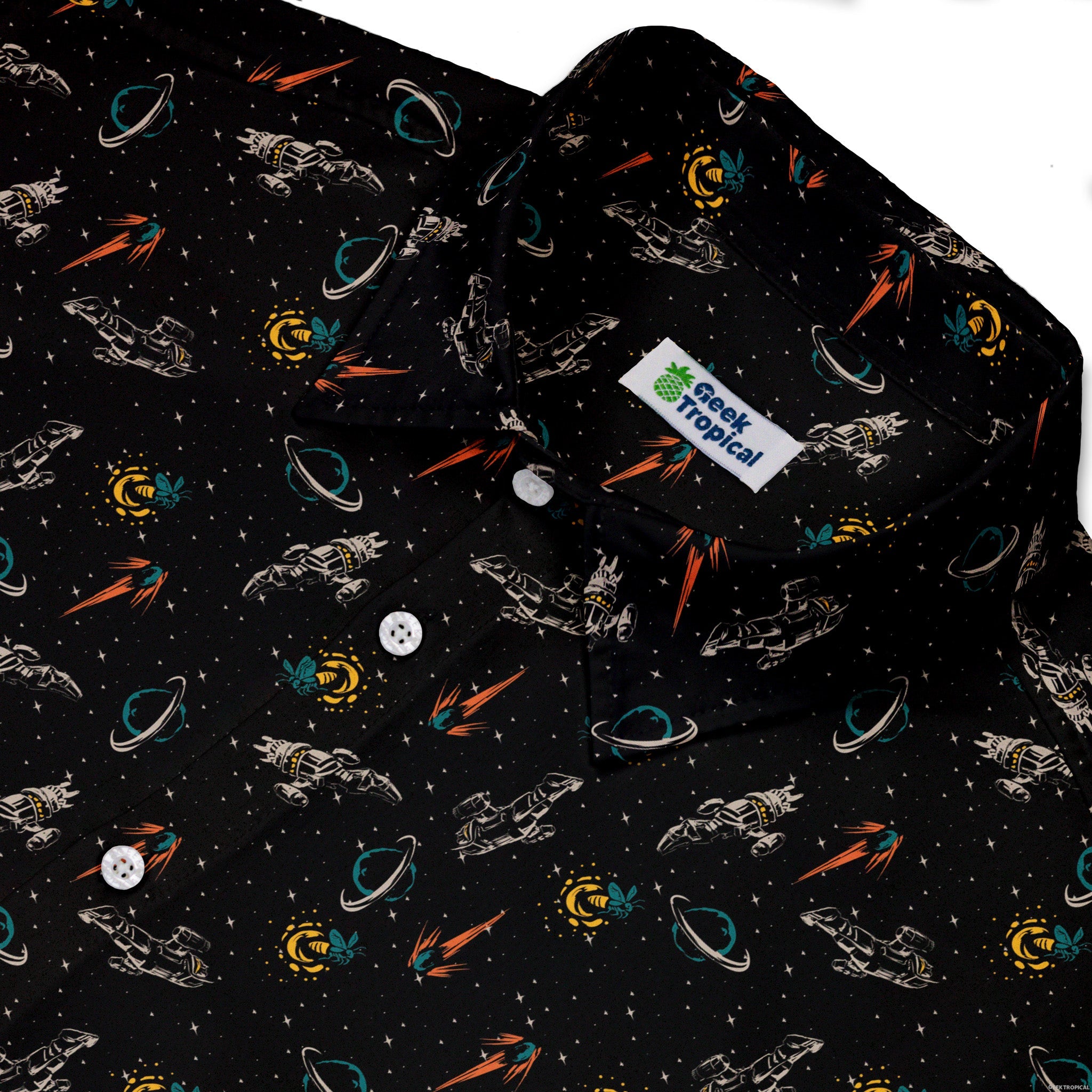 Nerdy Firefly Space Button Up Shirt