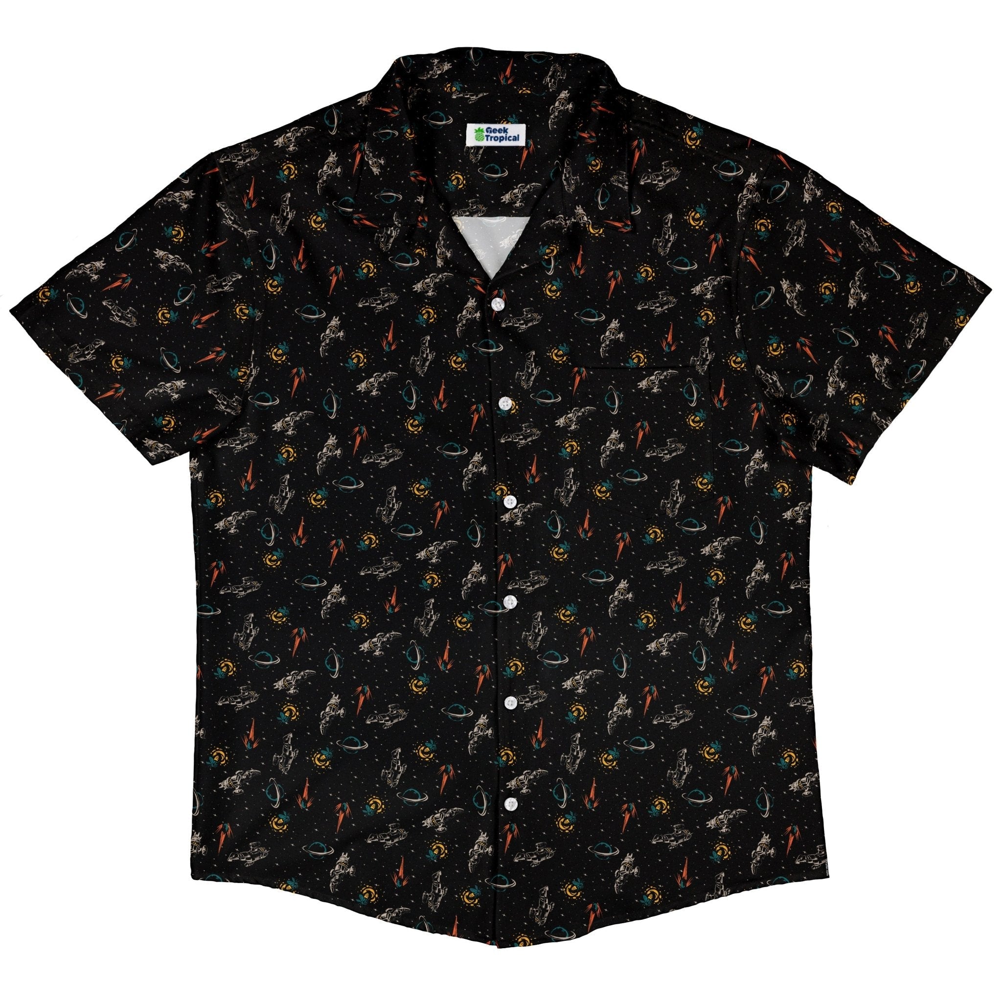 Nerdy Firefly Space Button Up Shirt