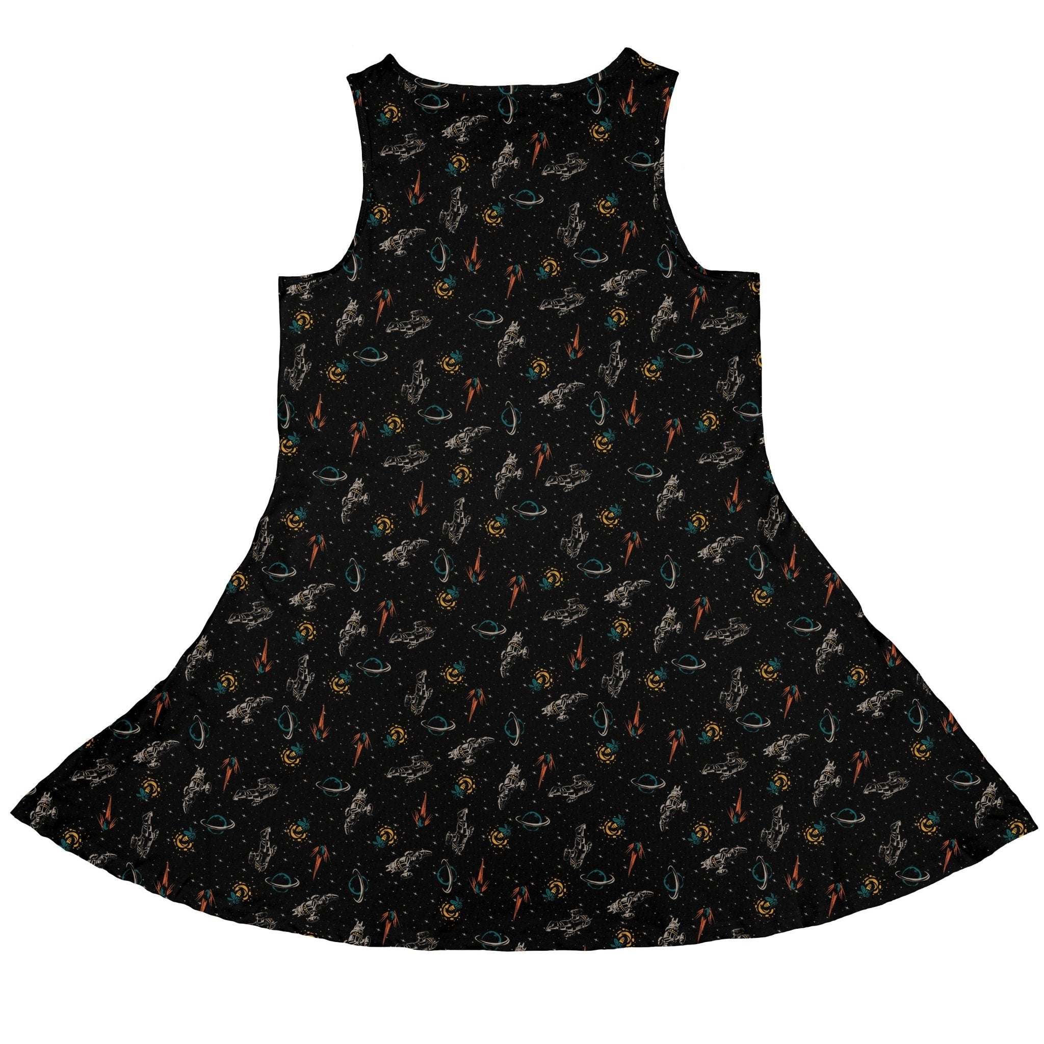 Nerdy Firefly Space Sleeveless Dress