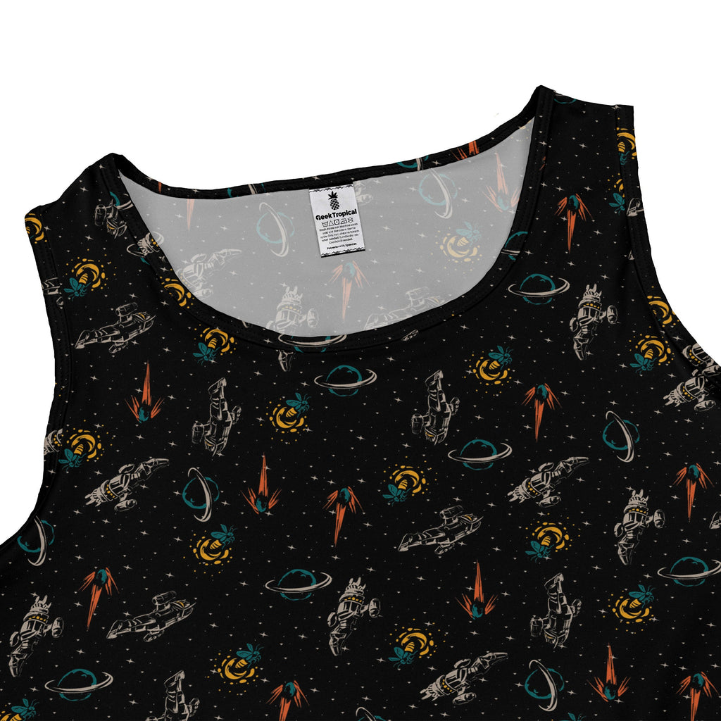 Nerdy Firefly Space Sleeveless Dress