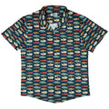 Fish Flow Button Up Shirt Geek Nerd 0925 adult sizing All Adult Button Up Shirts