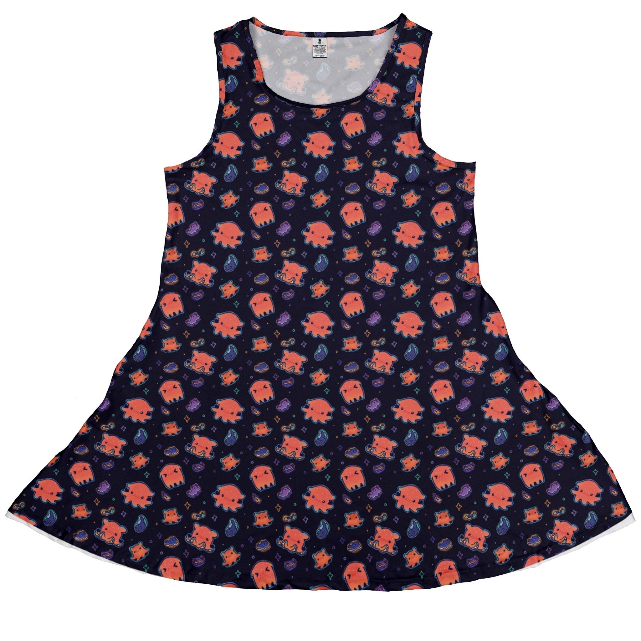 Flapjack Octopus Anime Dress Geek Nerd anime Design by Ardi Tong lx - C
