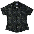 Floral Dragon Fog Curvy Button Up Shirt Geek Nerd Design by Episodic Fantasy Prints q4