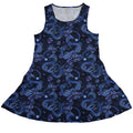 Floral Dragon Night Dress Geek Nerd Design by Episodic Fantasy Prints lx - C