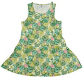 Frog Among Lilies Dress Geek Nerd 0925 Animal Patterns Botany Print