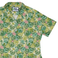 Frog Among Lilies Curvy Button Up Shirt Geek Nerd 0925 All Adult Button Up Shirts Animal Patterns