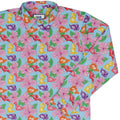 Fruit Snack Dinos Long Sleeve Button Up Shirt Geek Nerd 0925 adult sizing All Adult Button Up Shirts