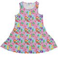 Fruit Snack Dinos Dress Geek Nerd 0925 Animal Patterns Design by Julie Kitzes