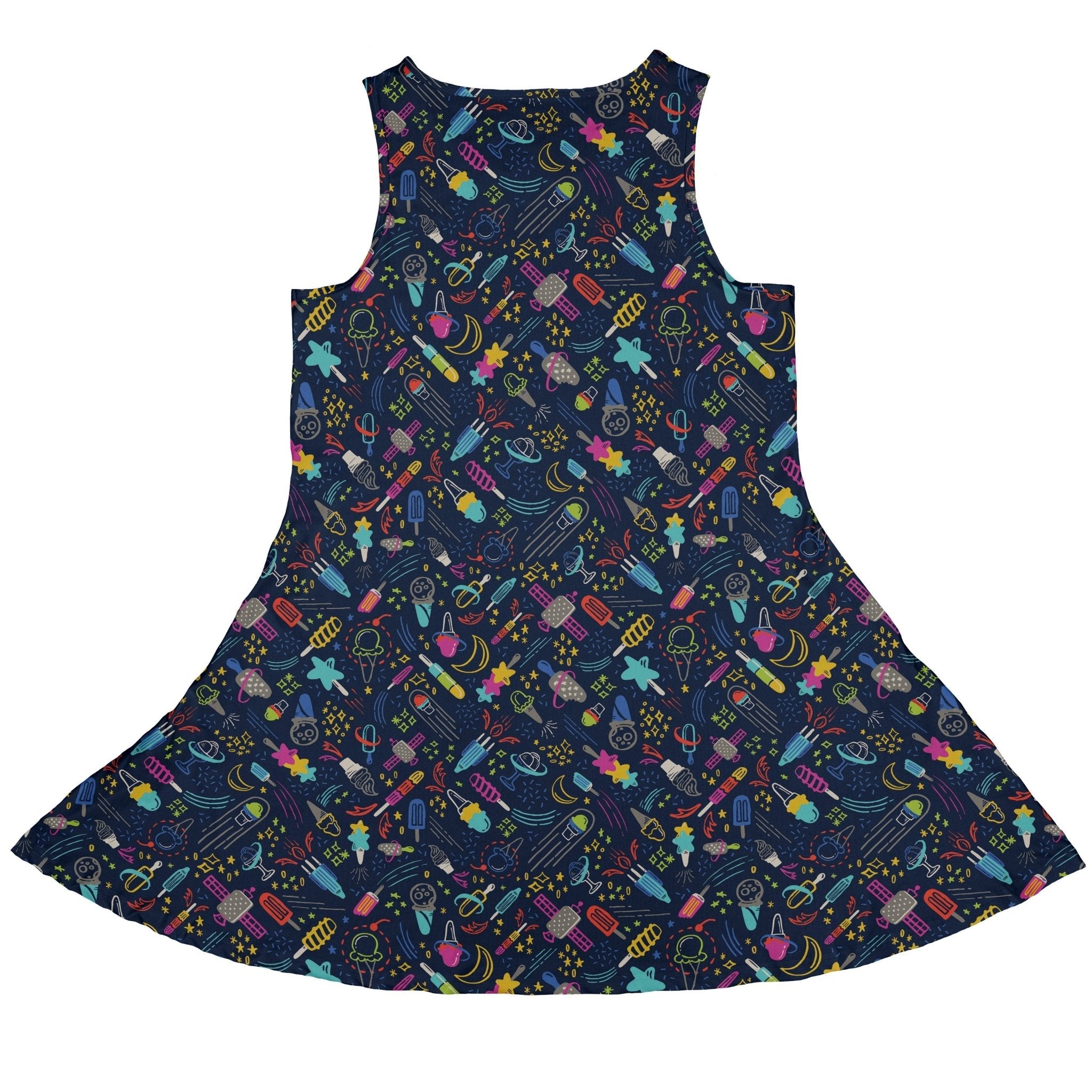 Galactic Ice Rocket Dress Geek Nerd Design by Zirkus Design lx - C q225